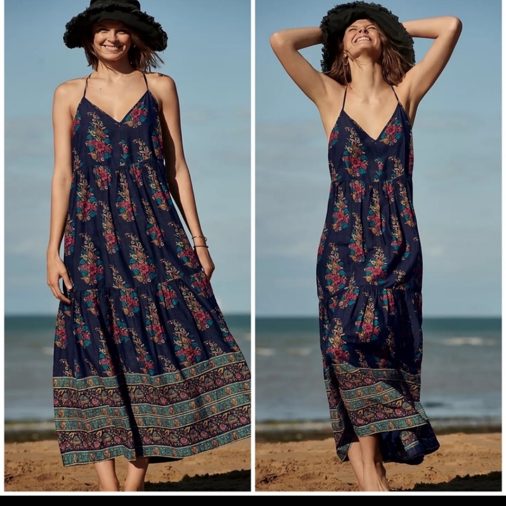 NWT Anthropologie Maeve Geneva maxi dress